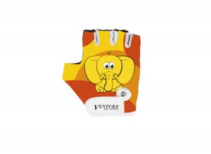 Ventura Childrens Bicycle Gloves Mix K – Yellow / Elephant