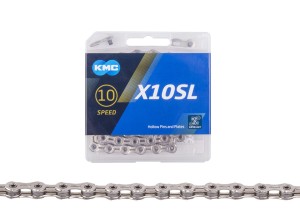 KMC X10SL Chain – Silver (10-Speed)