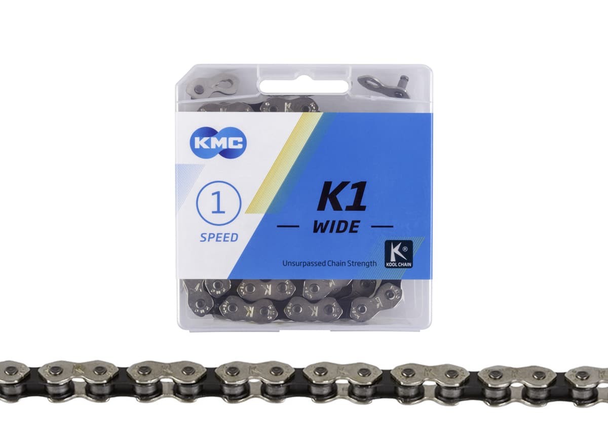KMC K1 Wide (1-Speed) – Silver / Black